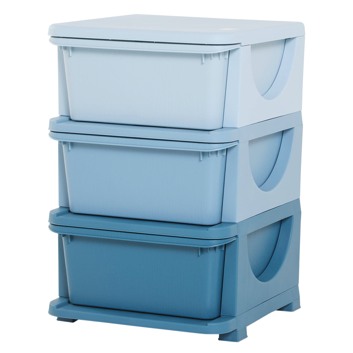 Cassettiera Colorata per Bambini con 3 Cassetti