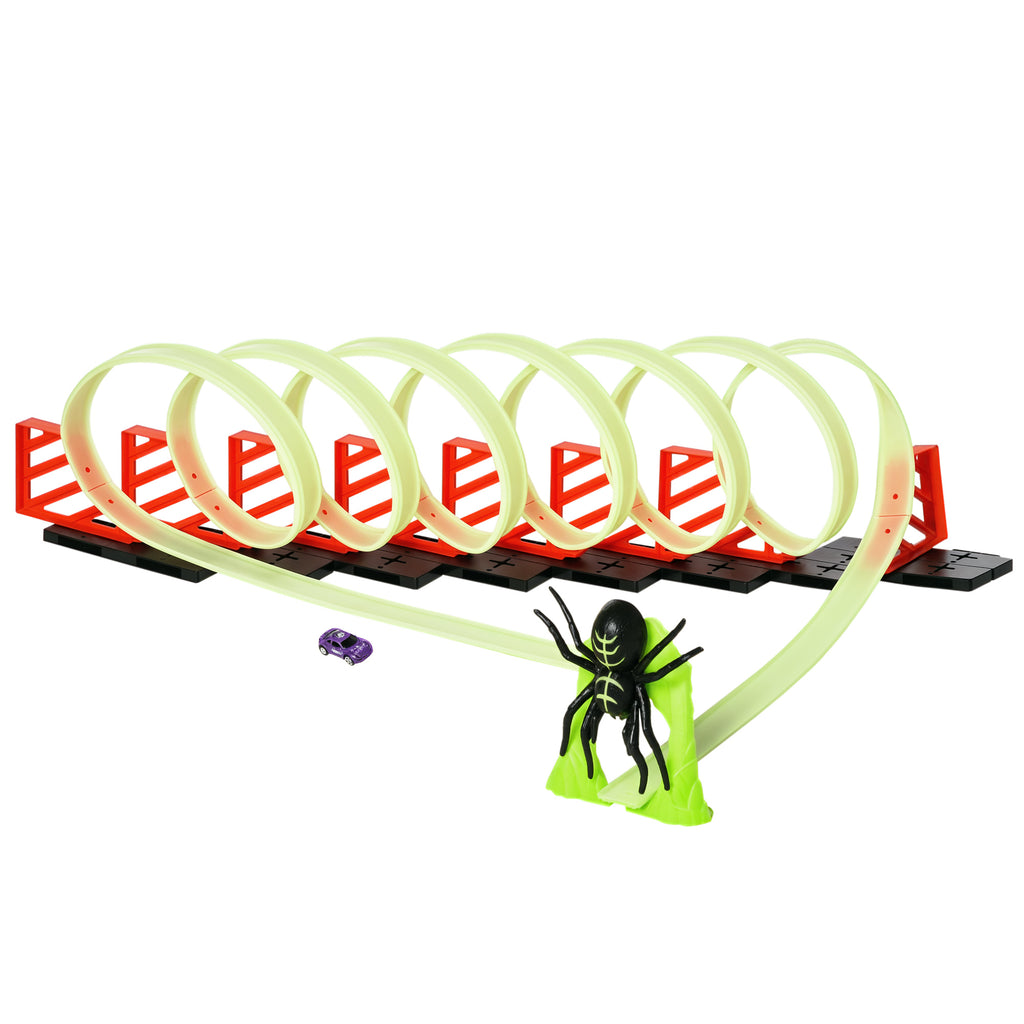 Pista per Macchinine con Effetti Luminosi e Automobilina per Bambini